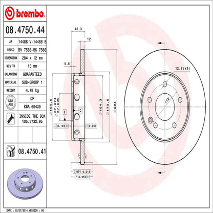 Brembo Disc Brake Rotor