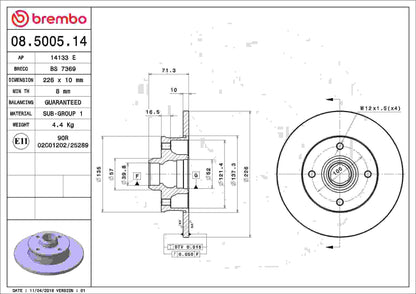Brembo Disc Brake Rotor