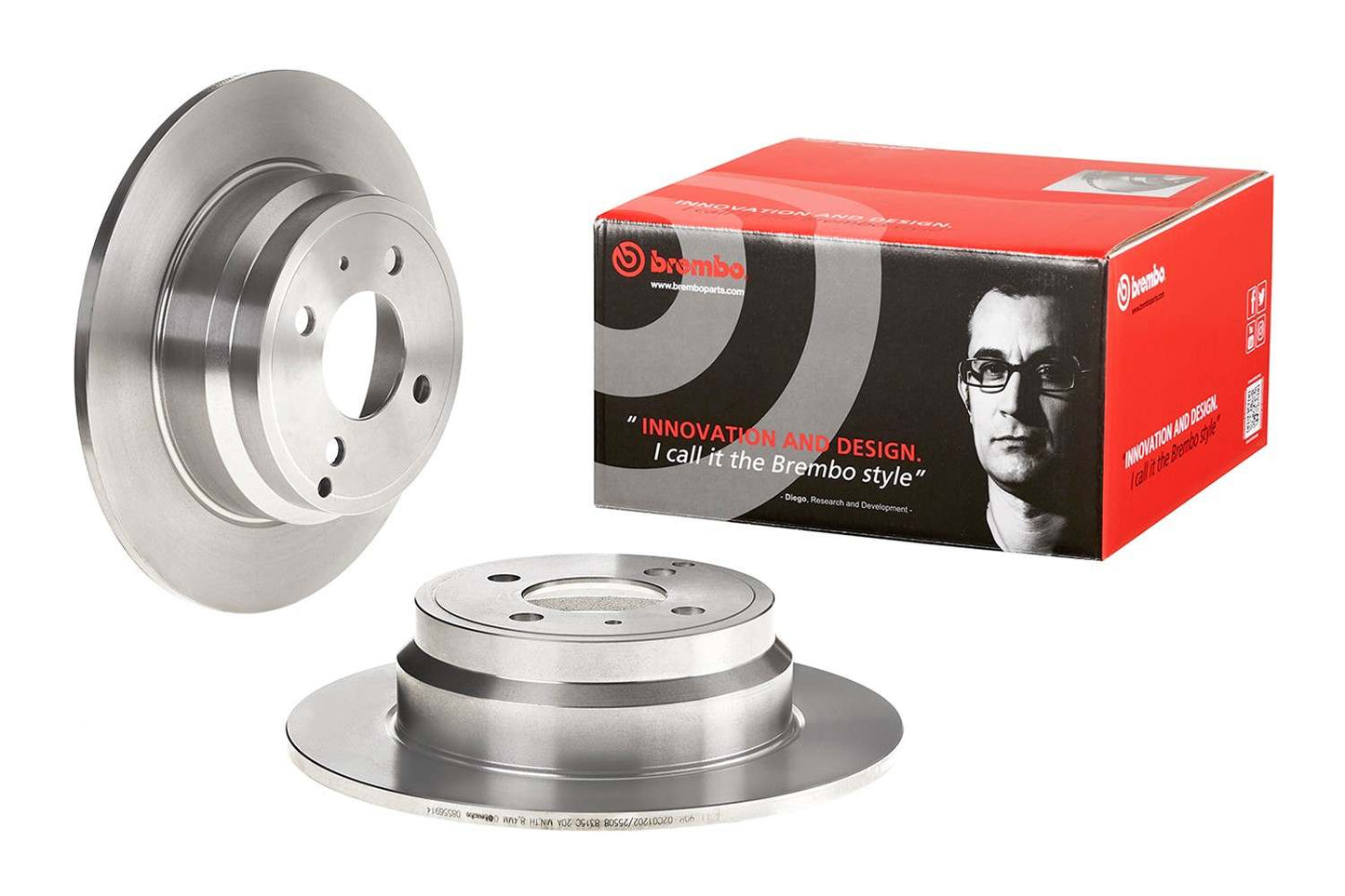 Brembo OE Brembo 1993 Volvo 850 Rear Premium OE Equivalent Rotor 08.5569.14