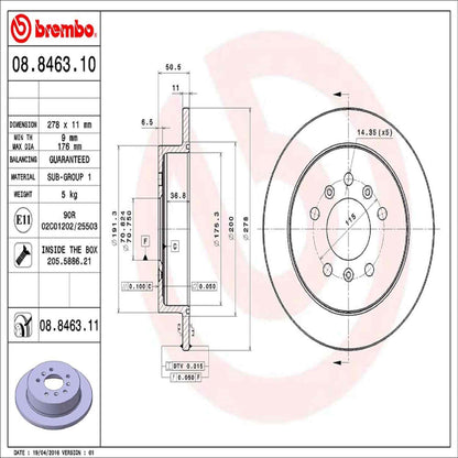 Brembo Disc Brake Rotor