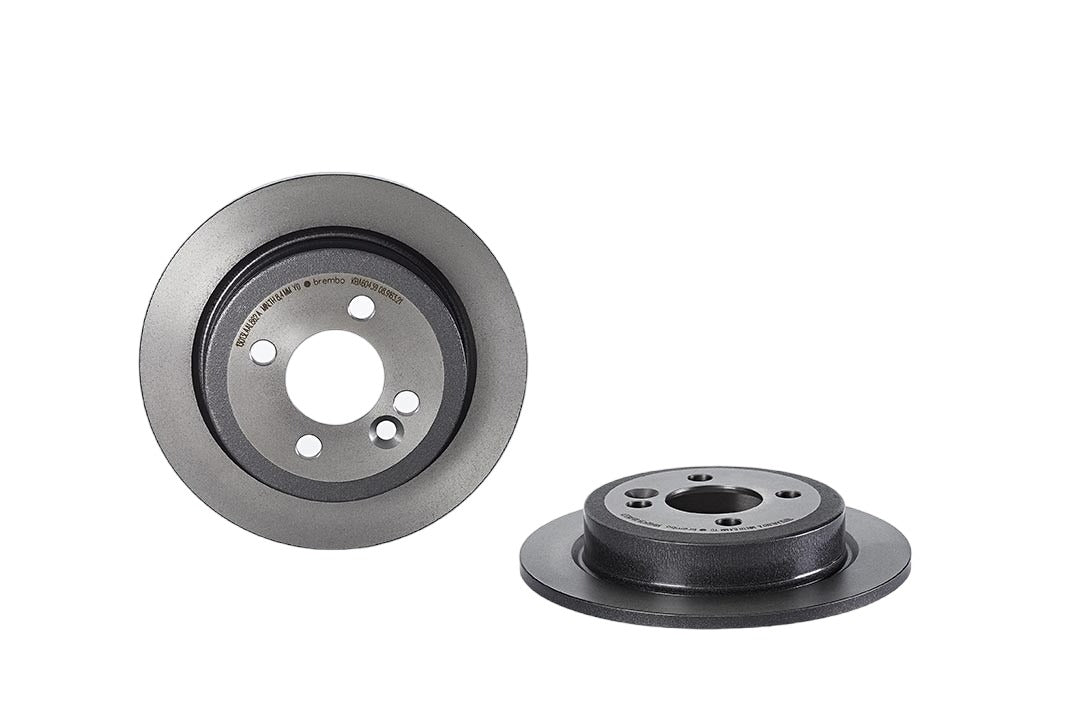 Brembo OE Brembo 07-15 Mini Cooper Rear Premium UV Coated OE Equivalent Rotor 08.9163.21