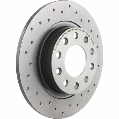 Brembo OE Brembo 13-16 Dodge Dart Rear Premium Xtra Cross Drilled UV Coated Rotor 08.9460.4X