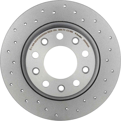 Brembo OE Brembo 13-16 Dodge Dart Rear Premium Xtra Cross Drilled UV Coated Rotor 08.9460.4X