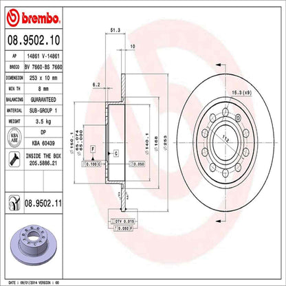 Brembo Disc Brake Rotor