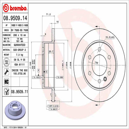 Brembo Disc Brake Rotor