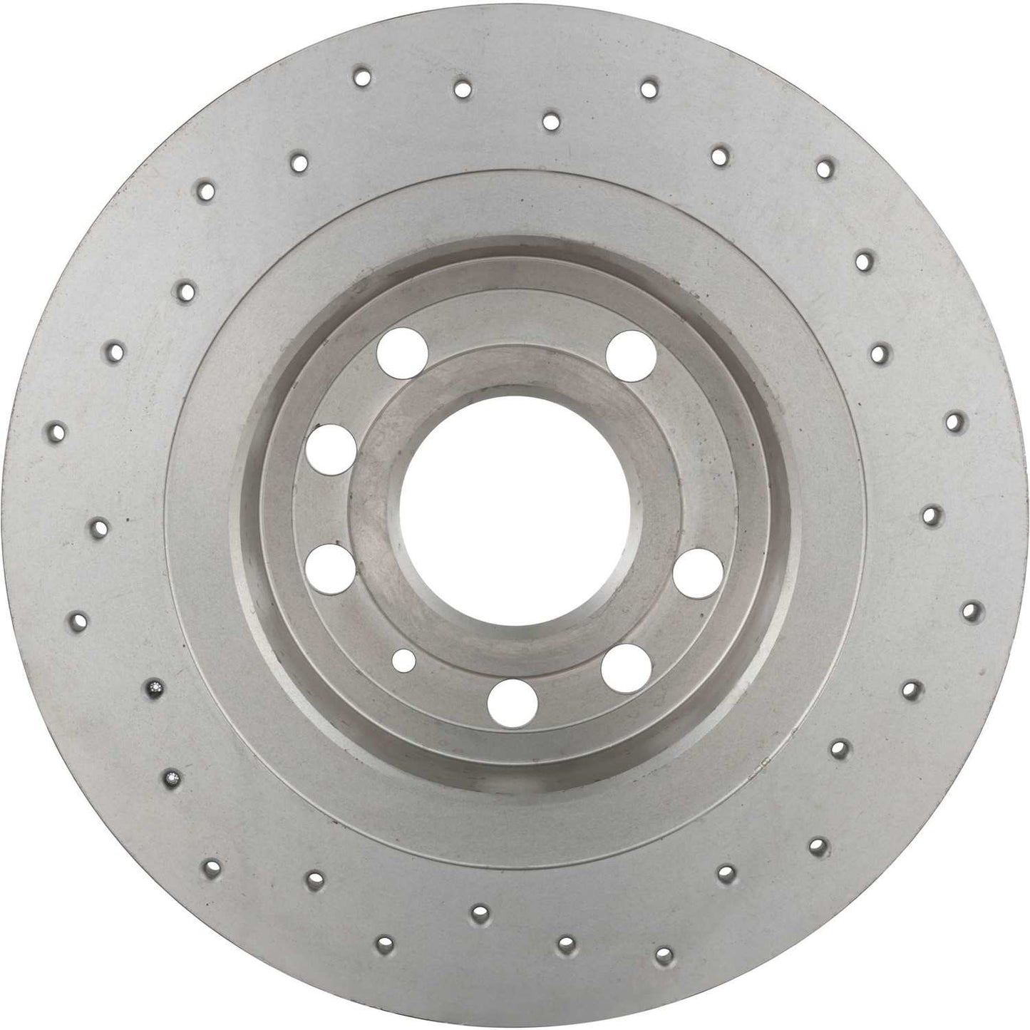 Brembo OE Brembo 03-11 Saab 9-3 Rear Premium Xtra Cross Drilled UV Coated Rotor 08.9511.1X