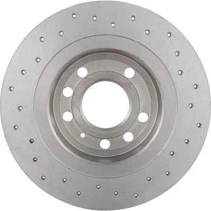Brembo OE Brembo 03-11 Saab 9-3 Rear Premium Xtra Cross Drilled UV Coated Rotor 08.9511.1X