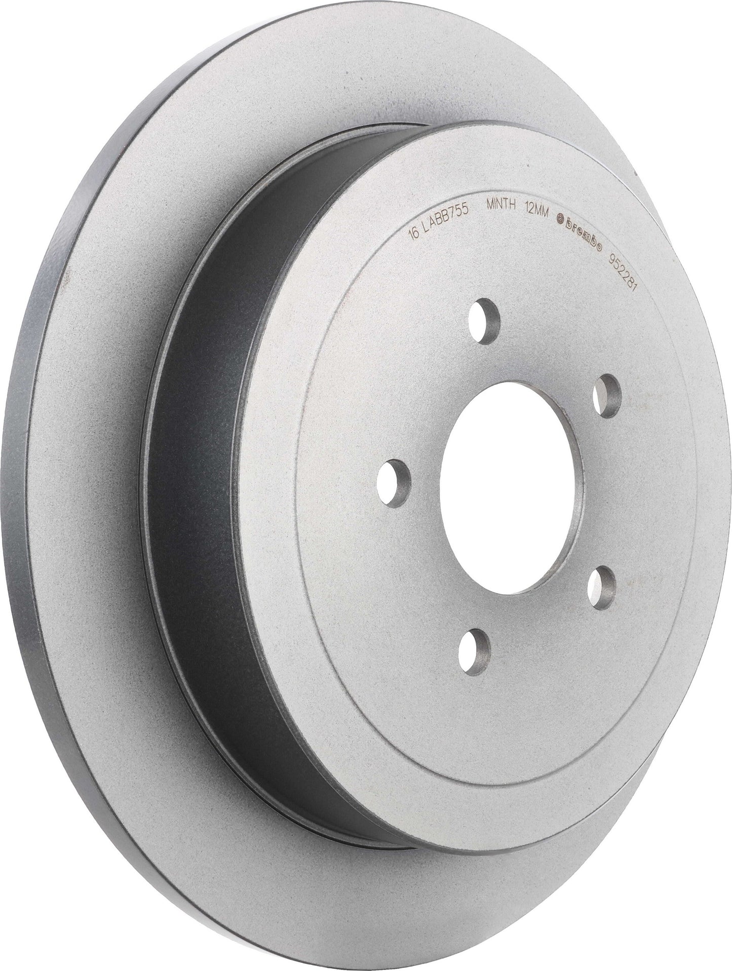 Brembo OE Brembo 03-11 Lincoln Town Car Rear Premium UV Coated OE Equivalent Rotor 08.9522.81