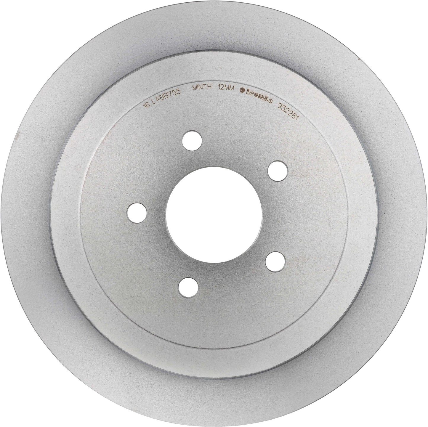Brembo OE Brembo 03-11 Lincoln Town Car Rear Premium UV Coated OE Equivalent Rotor 08.9522.81
