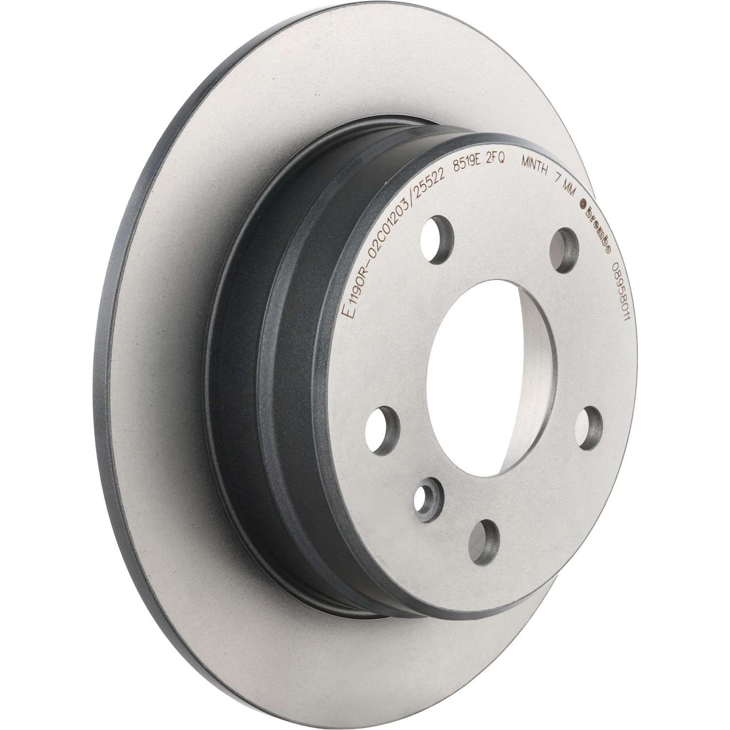 Brembo OE Brembo 2011 Mercedes-Benz B200 Rear Premium UV Coated OE Equivalent Rotor 08.9580.11