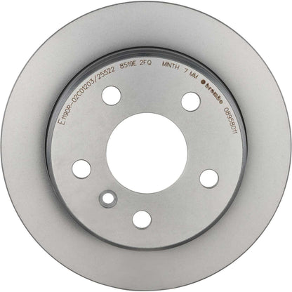 Brembo OE Brembo 2011 Mercedes-Benz B200 Rear Premium UV Coated OE Equivalent Rotor 08.9580.11