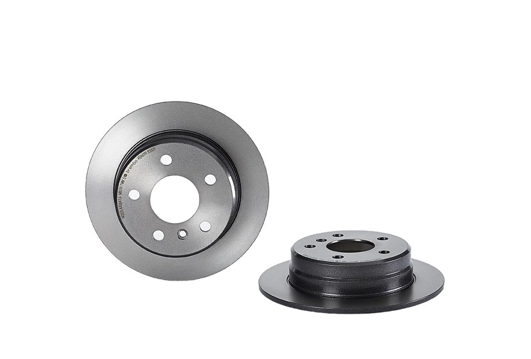Brembo OE Brembo 2011 Mercedes-Benz B200 Rear Premium UV Coated OE Equivalent Rotor 08.9580.11