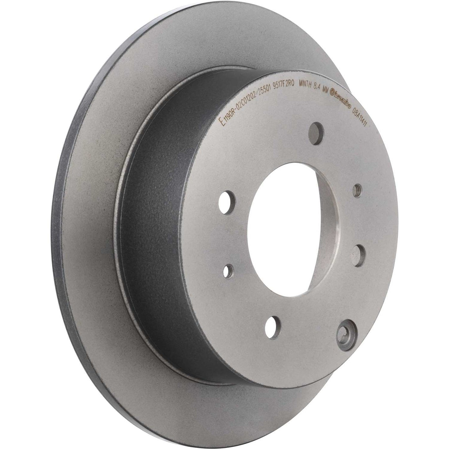 Brembo OE Brembo 99-05 Hyundai Sonata/01-06 Kia Optima Rear Premium UV Coated OE Equivalent Rotor 08.A114.11