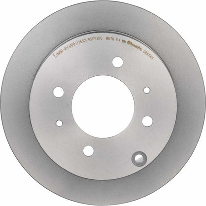 Brembo OE Brembo 99-05 Hyundai Sonata/01-06 Kia Optima Rear Premium UV Coated OE Equivalent Rotor 08.A114.11