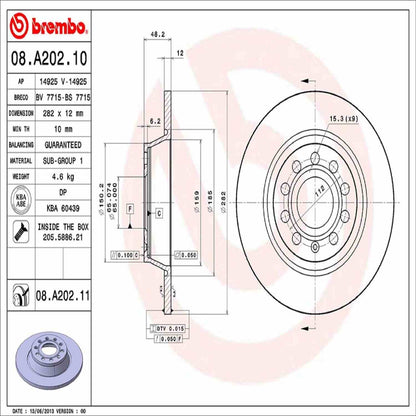 Brembo Disc Brake Rotor