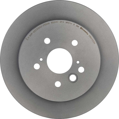 Brembo OE Brembo 04-05 Toyota RAV4 Rear Premium UV Coated OE Equivalent Rotor 08.A333.11