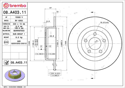 Brembo Disc Brake Rotor