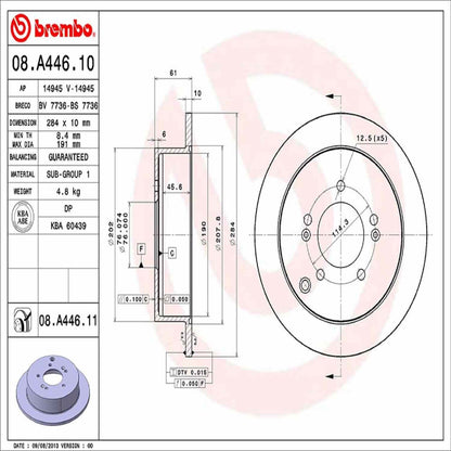 Brembo Disc Brake Rotor 08.A446.11
