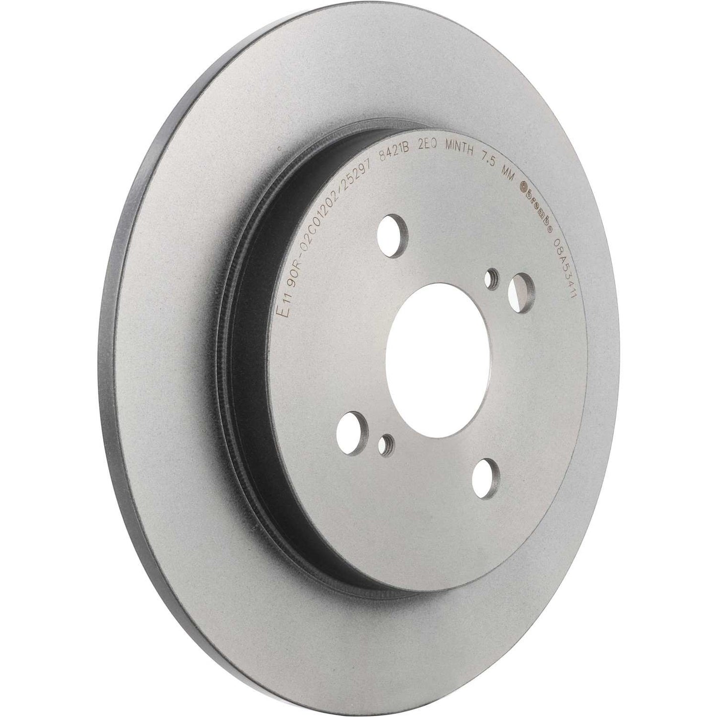 Brembo OE Brembo 12-15 Toyota Yaris Rear Premium UV Coated OE Equivalent Rotor 08.A534.11