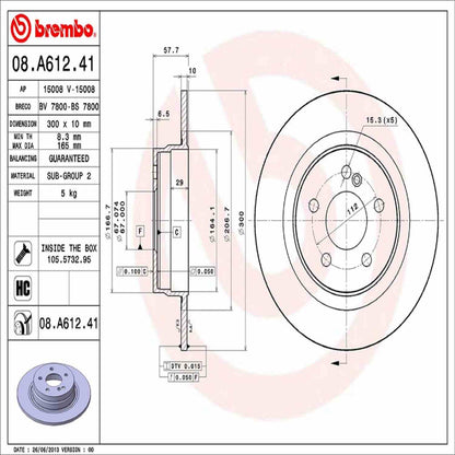 Brembo Disc Brake Rotor