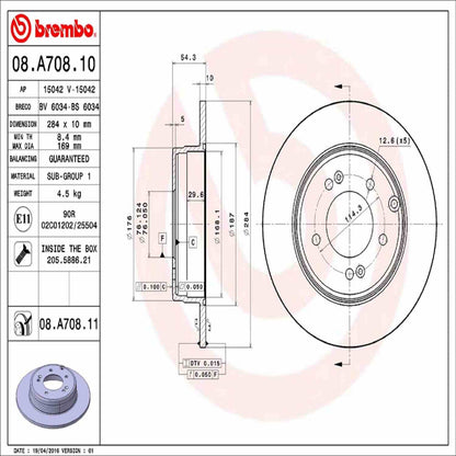 Brembo Disc Brake Rotor