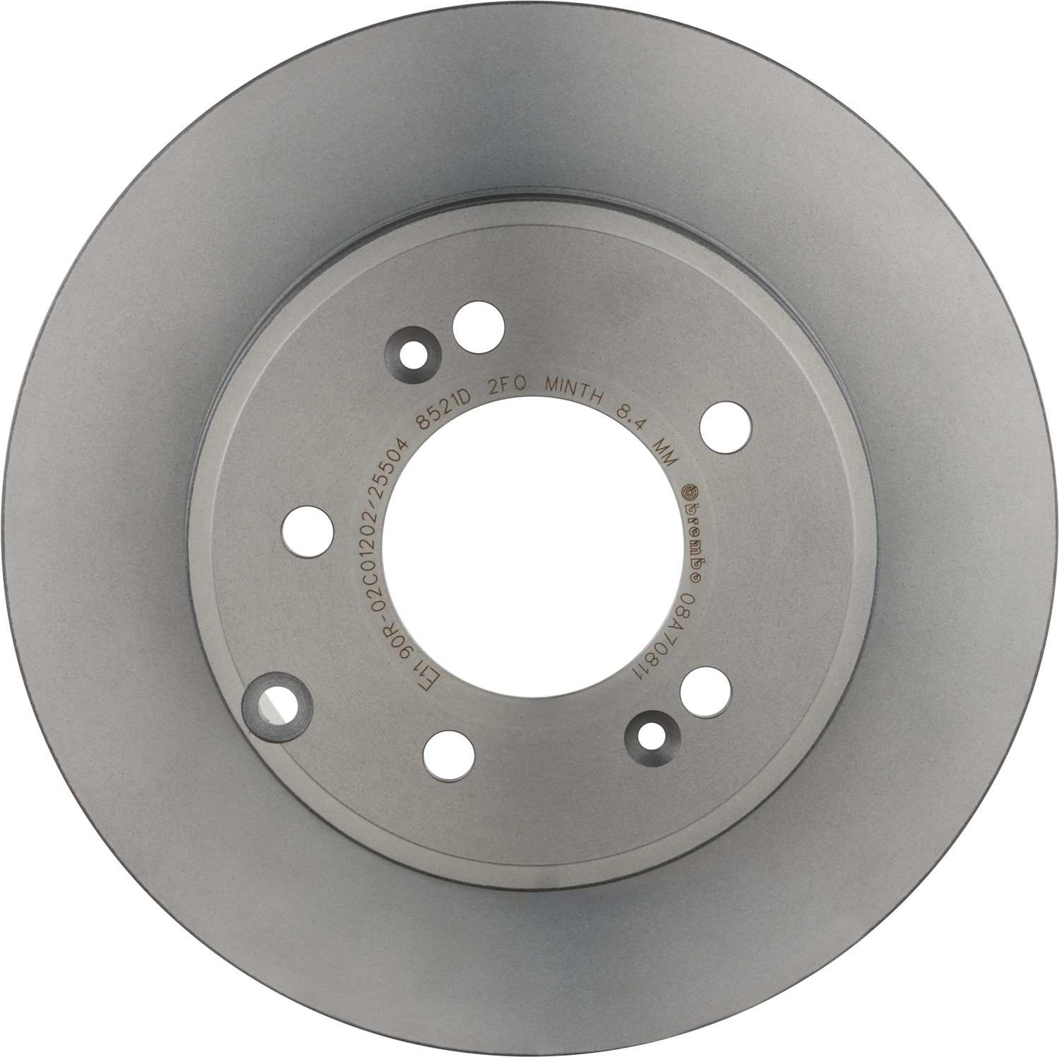 Brembo OE Brembo 10-17 Hyundai Azera/06-07 Sonata/11-19 Sonata Rear Premium UV Coated OE Equivalent Rotor 08.A708.11