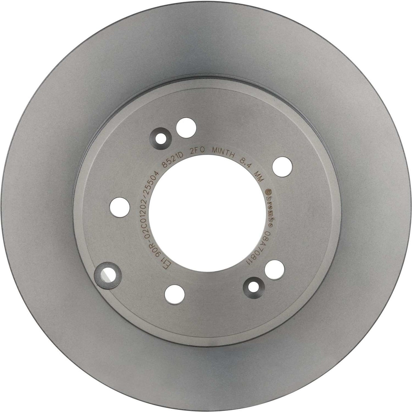 Brembo OE Brembo 10-17 Hyundai Azera/06-07 Sonata/11-19 Sonata Rear Premium UV Coated OE Equivalent Rotor 08.A708.11
