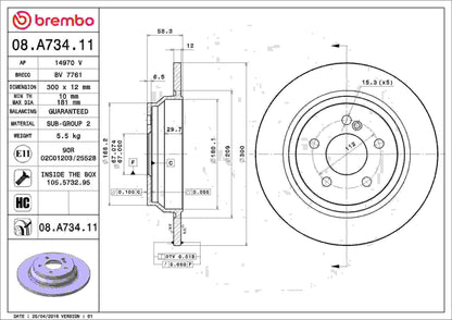 Brembo Disc Brake Rotor