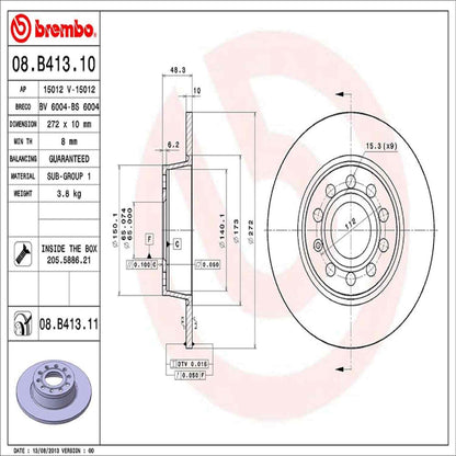 Brembo Disc Brake Rotor