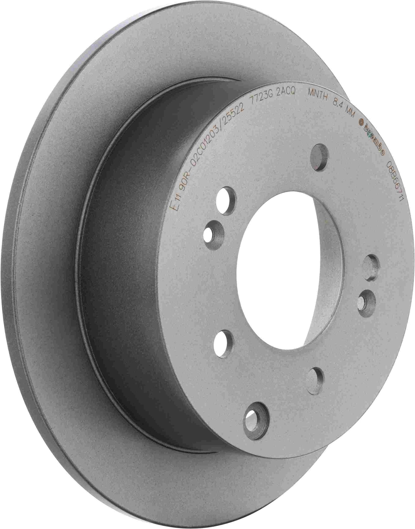 Brembo OE Brembo 10-13 Kia Forte/Forte Koup/Soul Rear Premium UV Coated OE Equivalent Rotor 08.B667.11