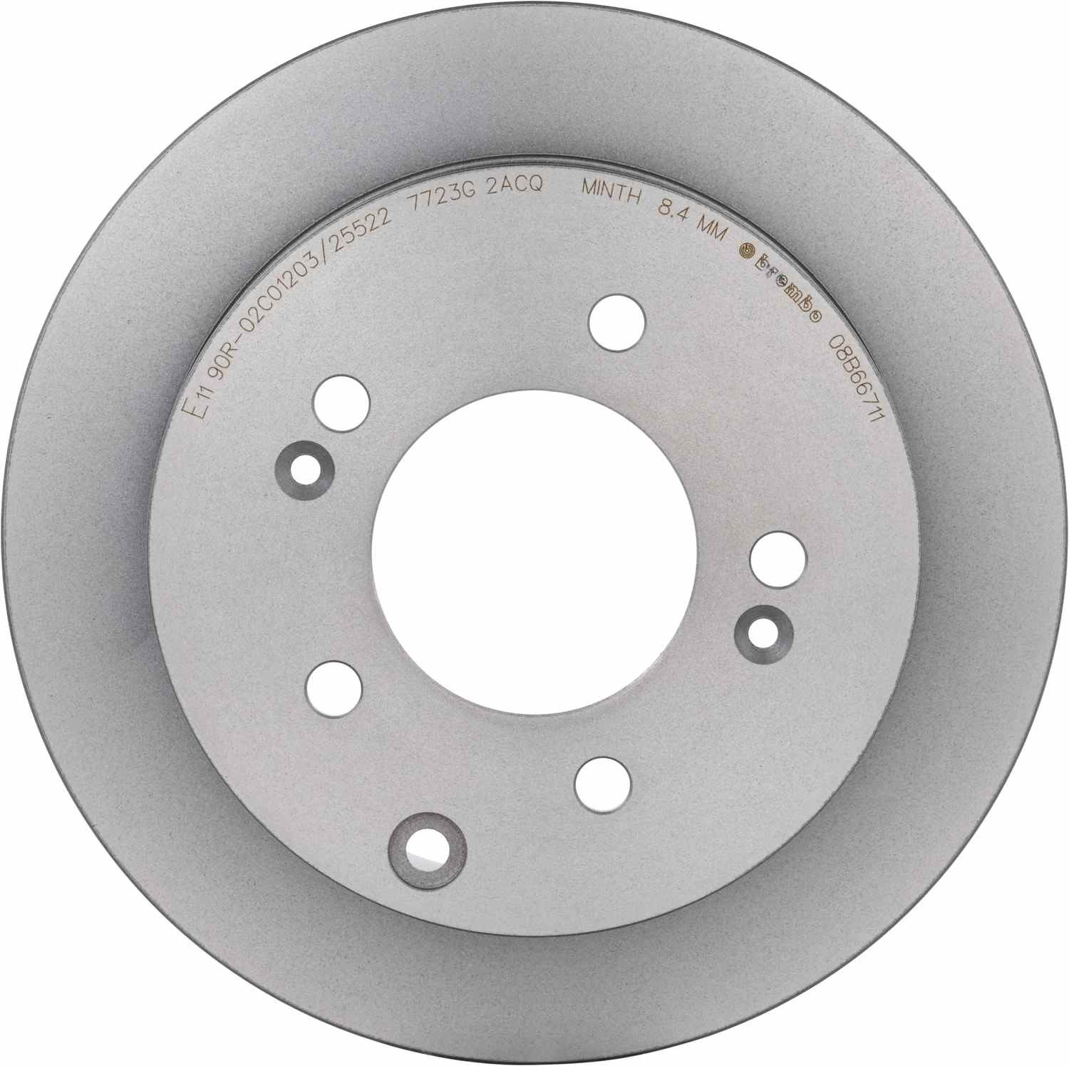 Brembo OE Brembo 10-13 Kia Forte/Forte Koup/Soul Rear Premium UV Coated OE Equivalent Rotor 08.B667.11