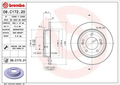 Brembo 08C17221