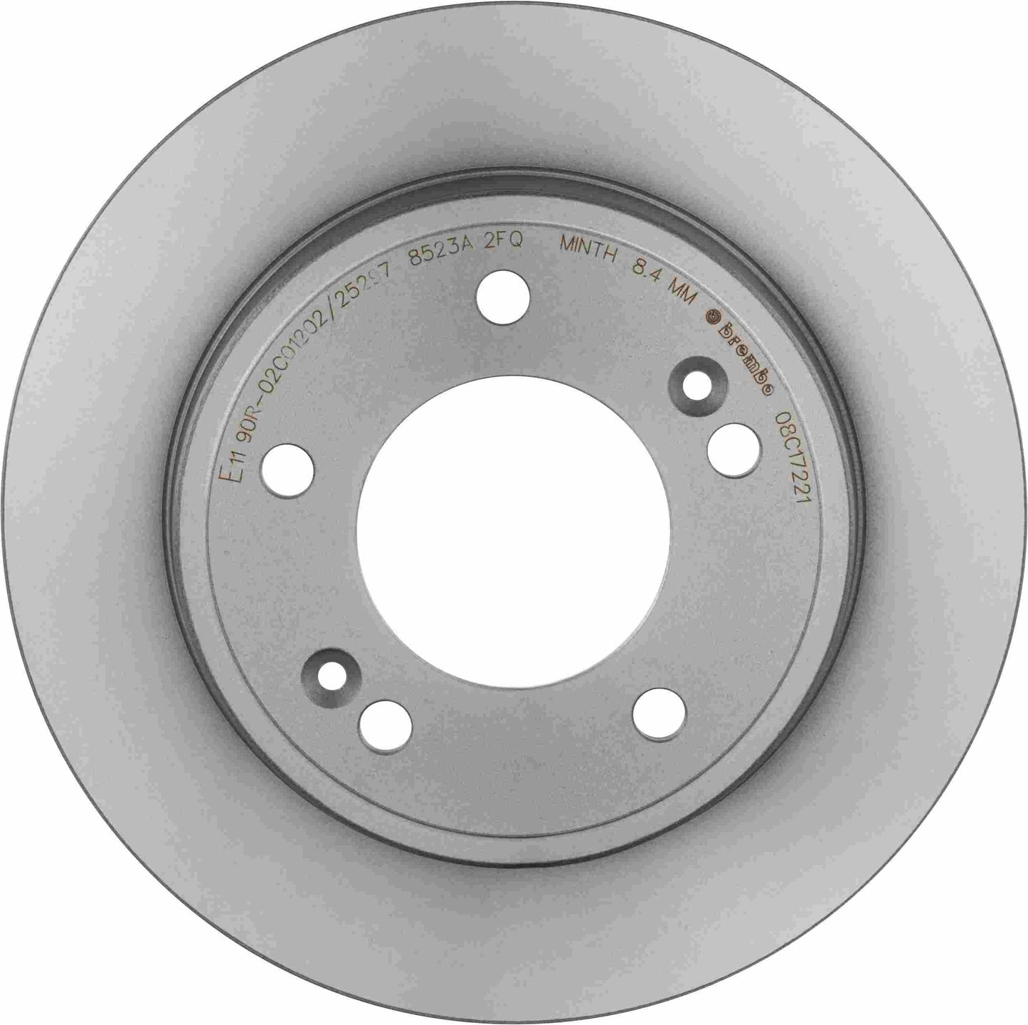 Brembo OE Brembo 11-19 Hyundai Elantra/13-14 Elantra Coupe Rear Premium UV Coated OE Equivalent Rotor 08.C172.21