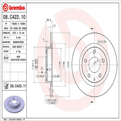 Brembo 08C42311