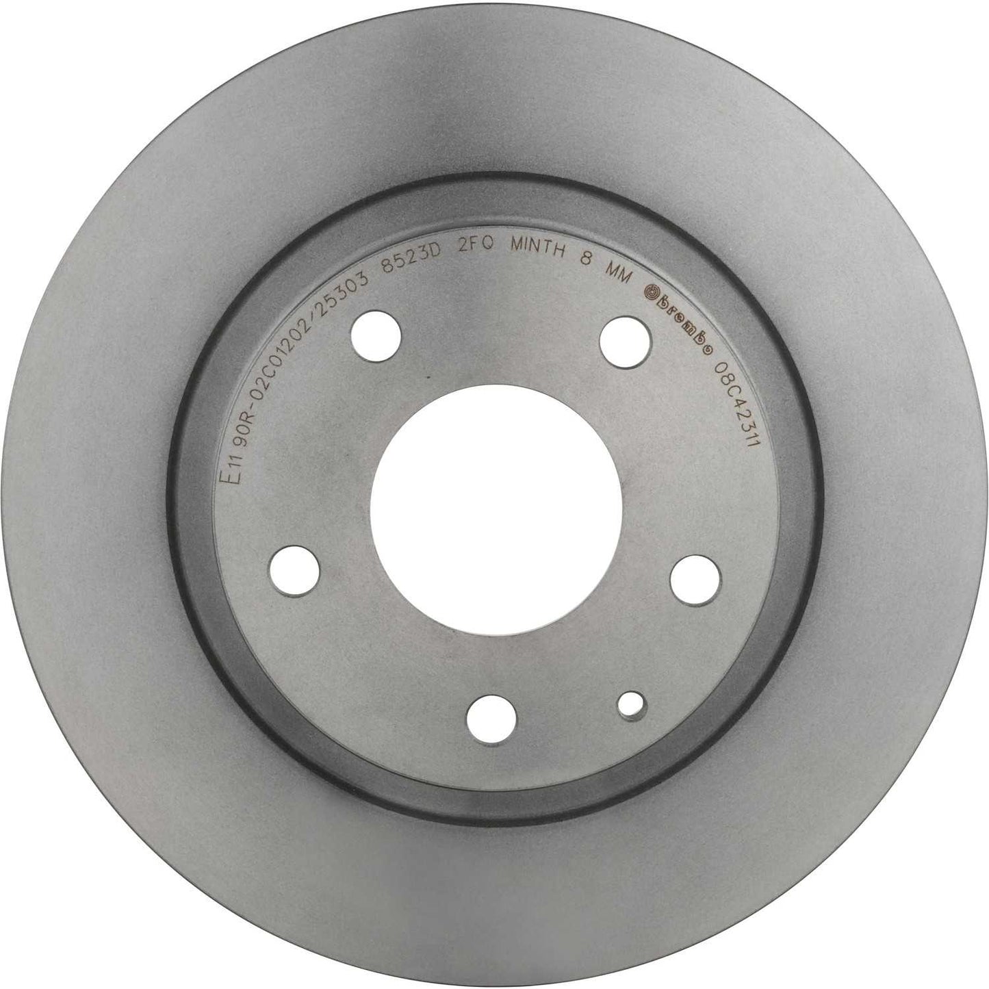 Brembo OE Brembo 14-20 Mazda 6 Rear Premium UV Coated OE Equivalent Rotor 08.C423.11