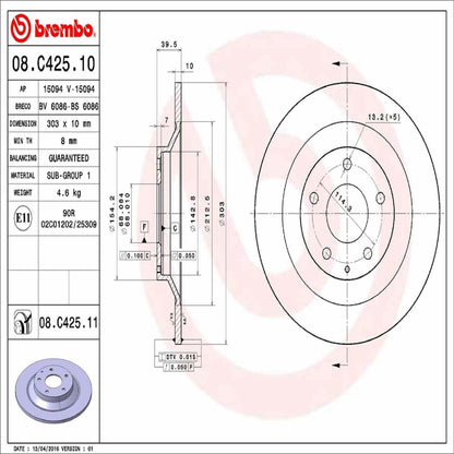 Brembo 08C42511