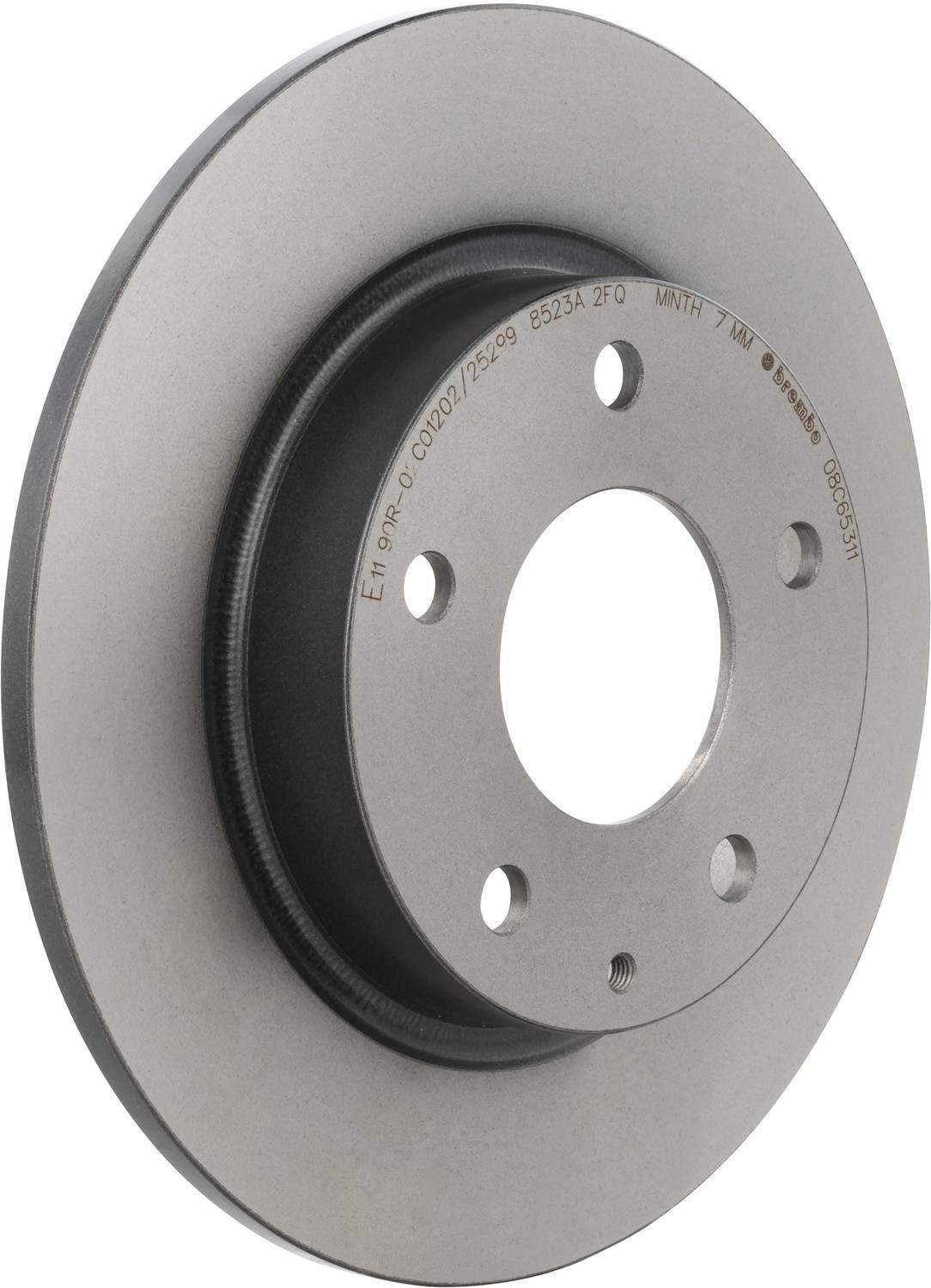 Brembo OE Brembo 14-18 Mazda 3 Rear Premium UV Coated OE Equivalent Rotor 08.C653.11