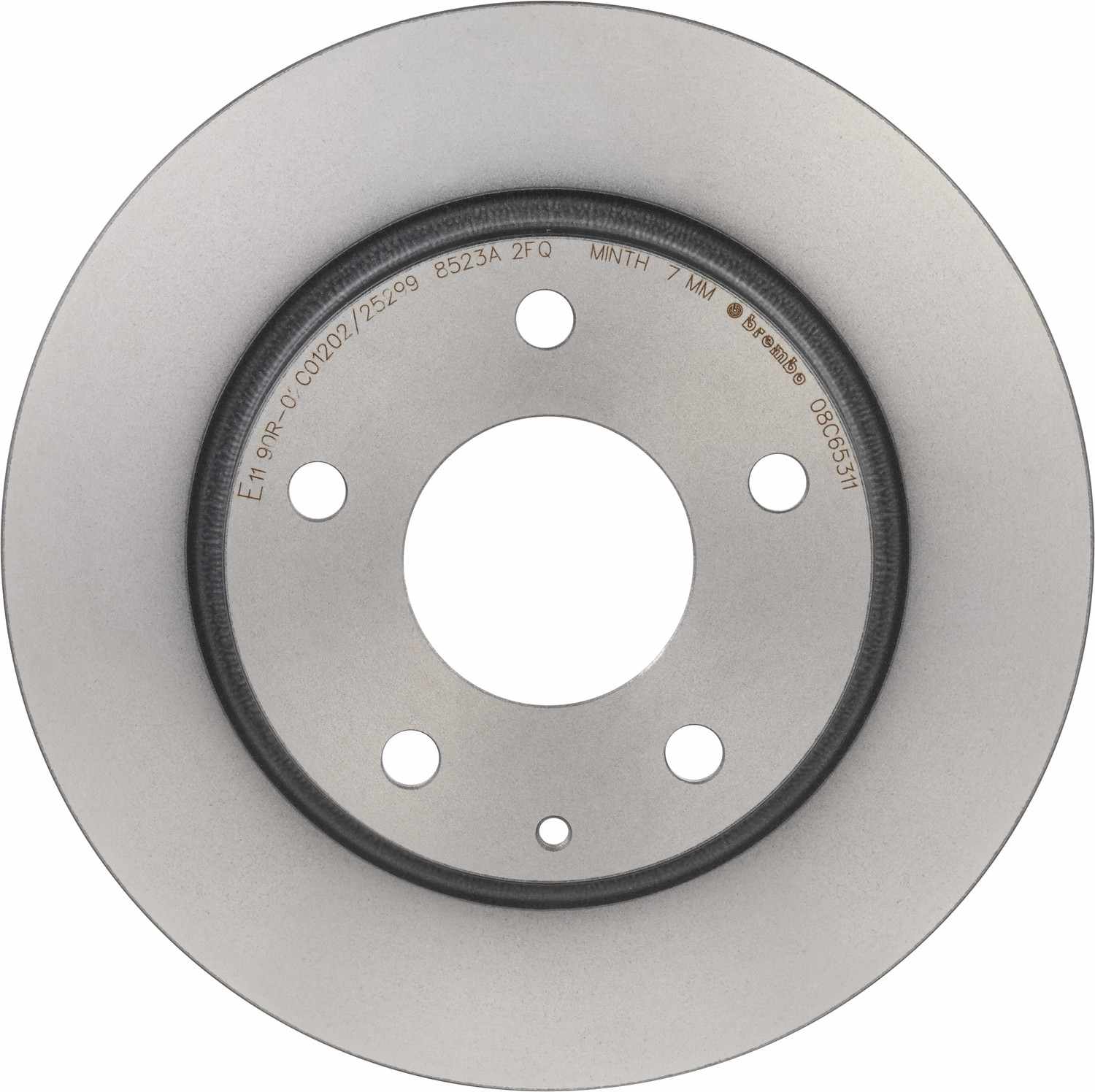 Brembo OE Brembo 14-18 Mazda 3 Rear Premium UV Coated OE Equivalent Rotor 08.C653.11