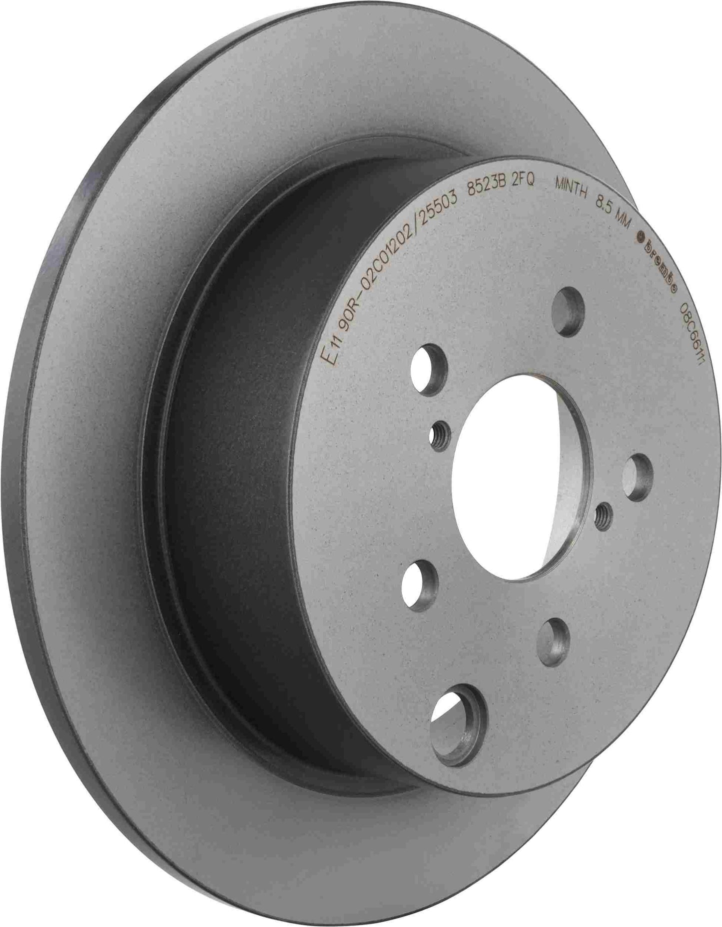 Brembo OE Brembo 16-18 Crosstrek/14-18 Forester/12-18 Impreza Rear Premium UV Coated OE Equivalent Rotor 08.C661.11