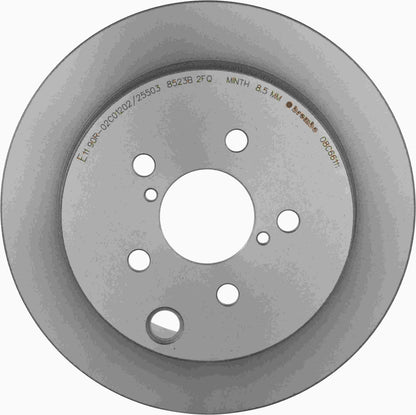 Brembo OE Brembo 16-18 Crosstrek/14-18 Forester/12-18 Impreza Rear Premium UV Coated OE Equivalent Rotor 08.C661.11