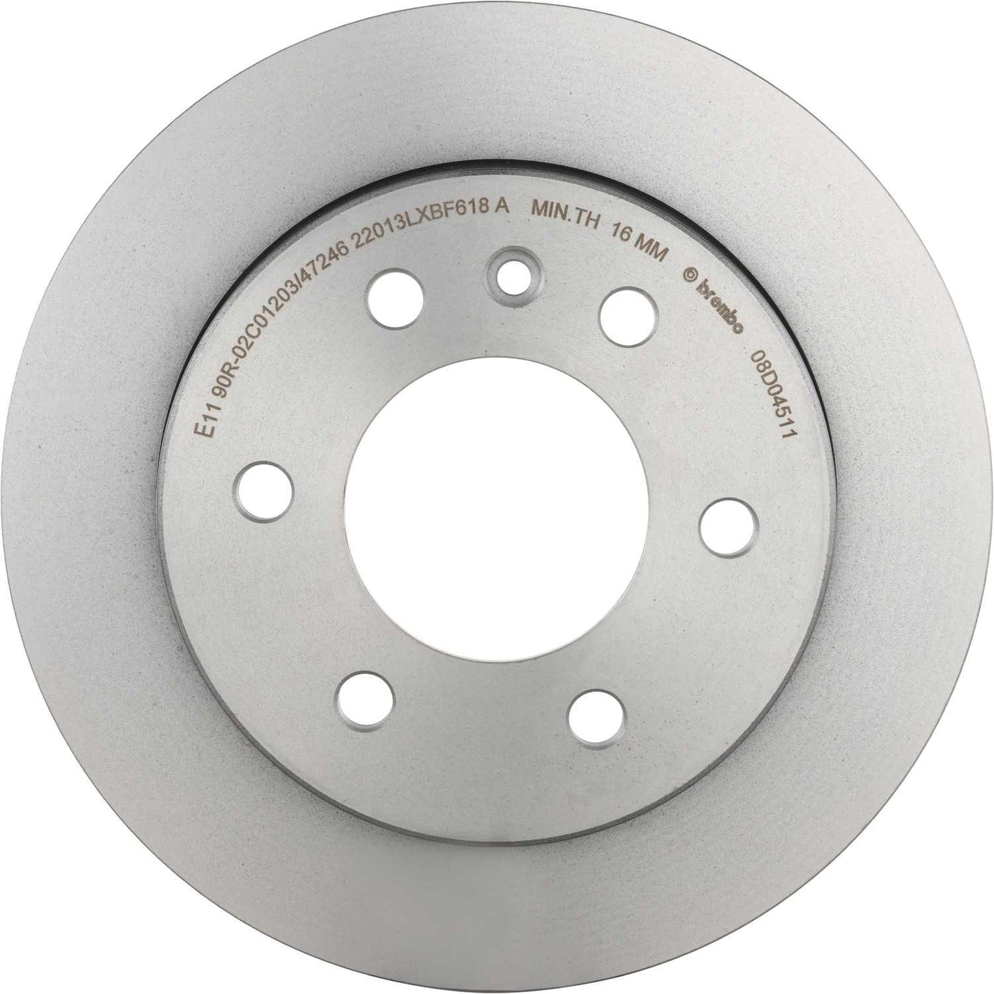 Brembo OE Brembo 19-20 Mercedes-Benz Sprinter 1500/Sprinter 2500 Rear Premium UV Coated OE Equivalent Rotor 08.D045.11