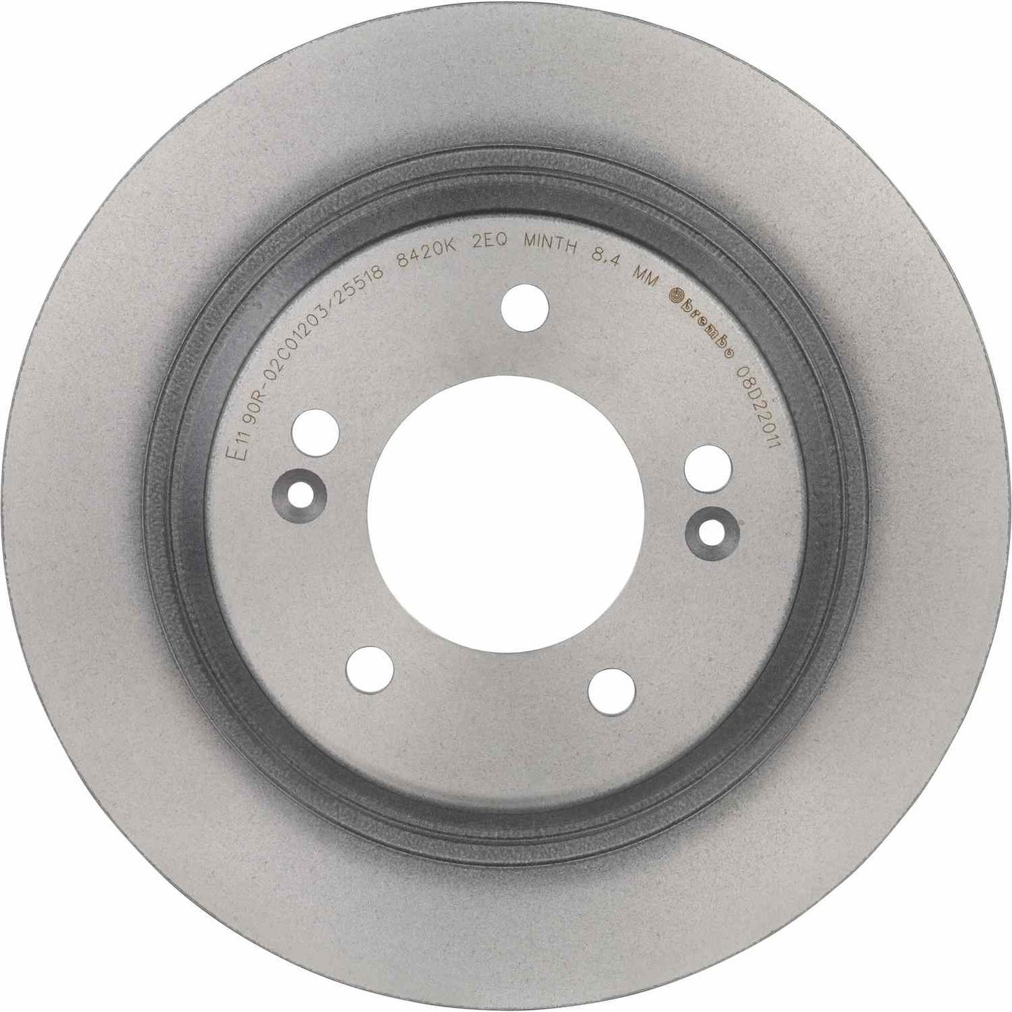 Brembo OE Brembo 16-17 Hyundai Azera/18-20 Elantra GT/13-19 Optima Rear Premium UV Coated OE Equivalent Rotor 08.D220.11