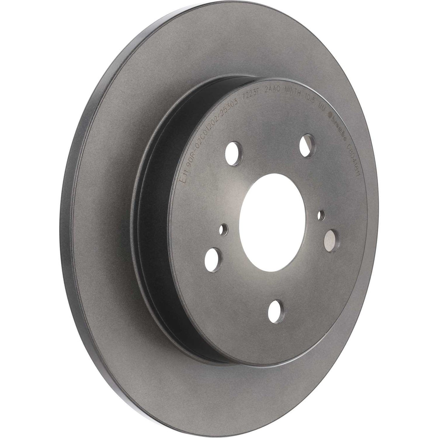 Brembo OE Brembo 19-20 Lexus ES300h/18-20 Toyota C-HR/19-20 RAV4 Rear Premium UV Coated OE Equivalent Rotor 08.D418.11