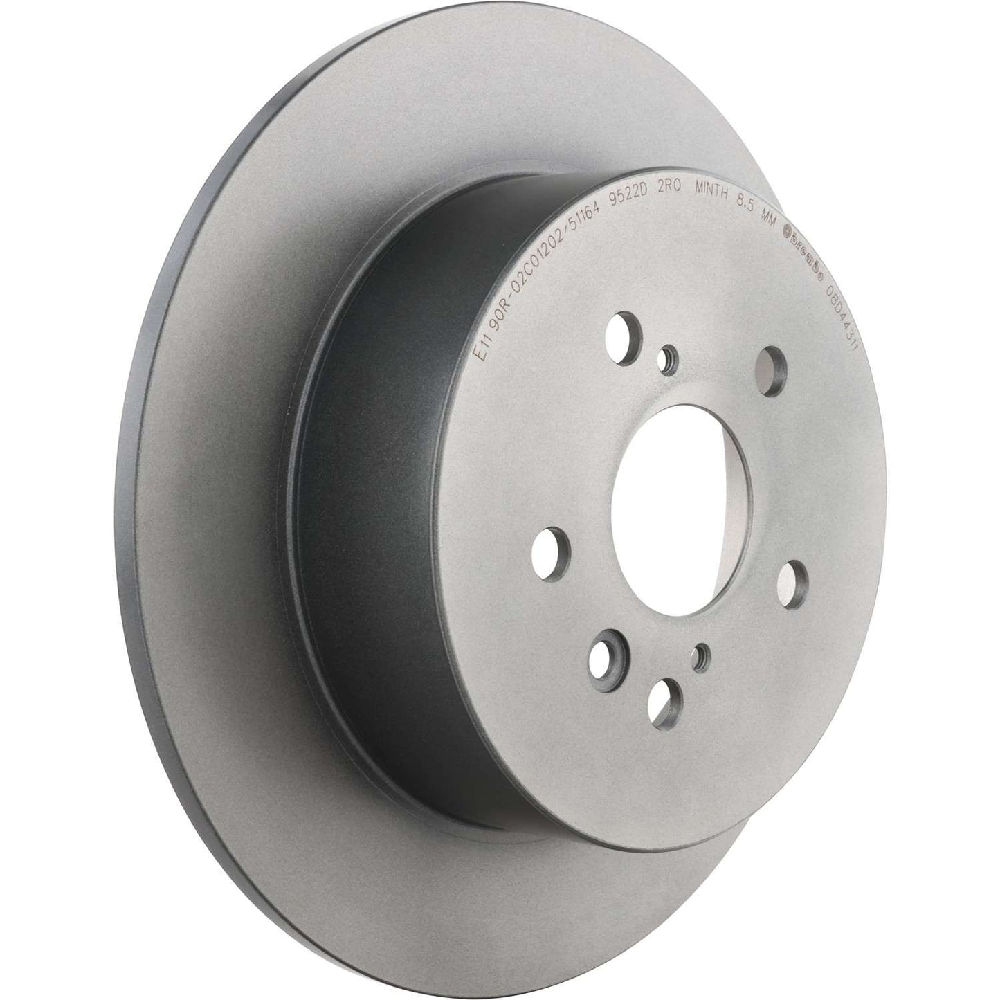 Brembo OE Brembo 08-13 Toyota Highlander Rear Premium UV Coated OE Equivalent Rotor 08.D443.11