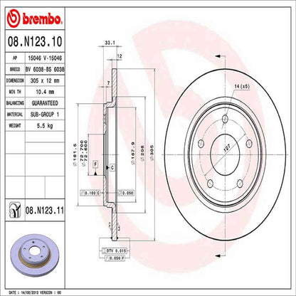 Brembo Disc Brake Rotor