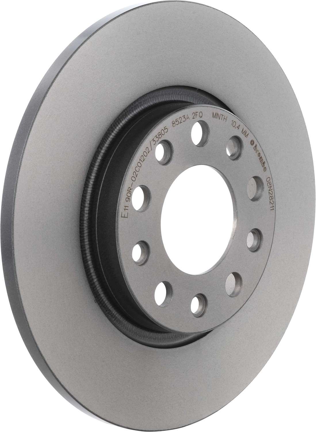 Brembo OE Brembo 15-17 Chrysler 200/16-17 Jeep Cherokee Rear Premium UV Coated OE Equivalent Rotor 08.N282.11