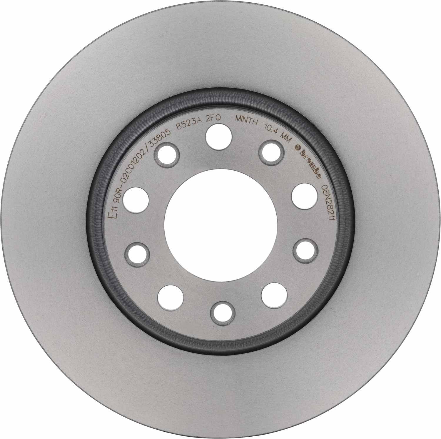 Brembo OE Brembo 15-17 Chrysler 200/16-17 Jeep Cherokee Rear Premium UV Coated OE Equivalent Rotor 08.N282.11