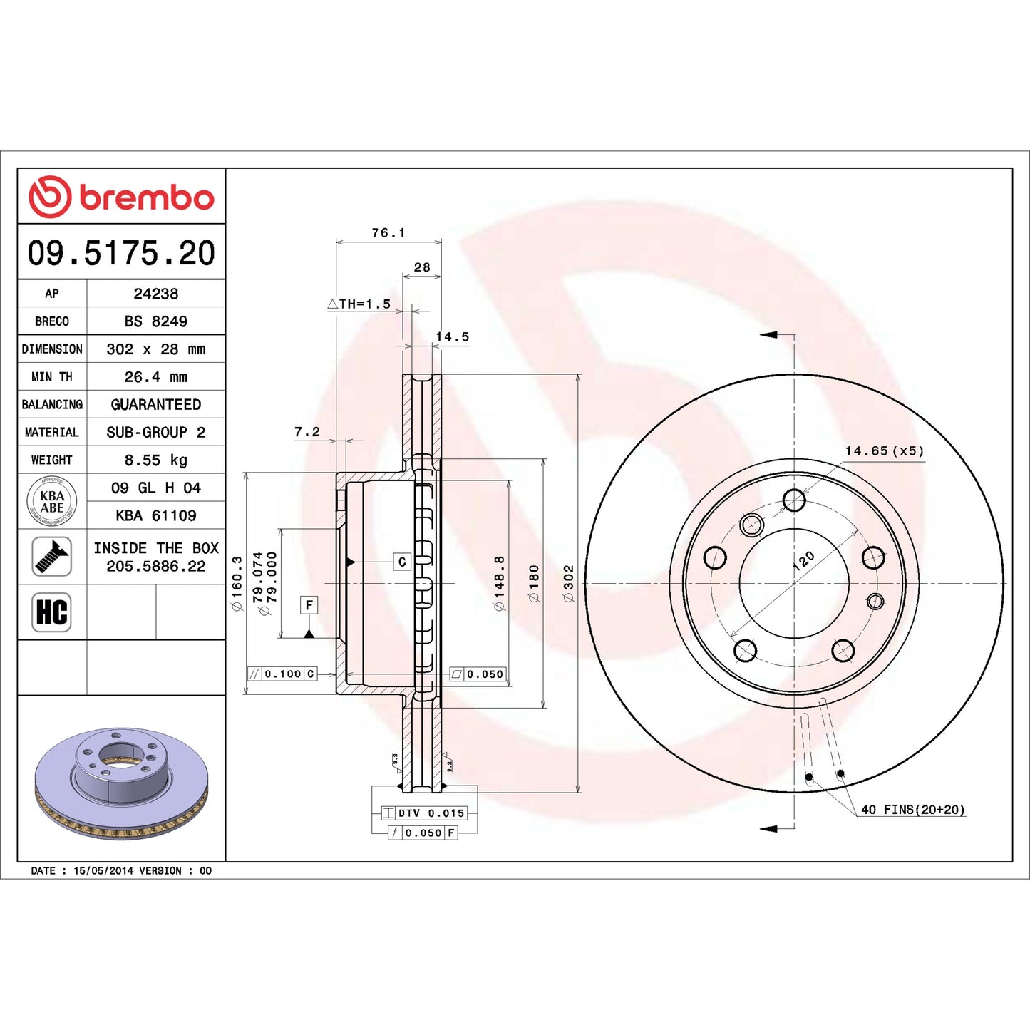 Brembo 09.5175.20