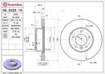 Brembo Disc Brake Rotor