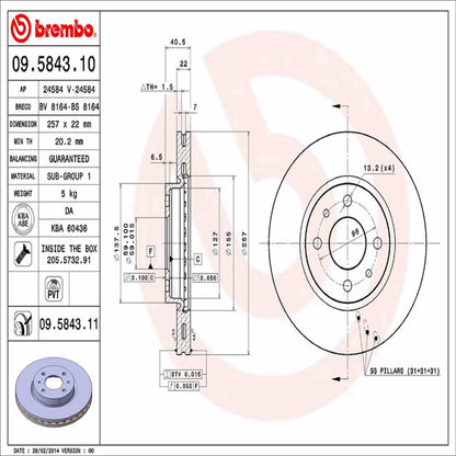 Brembo Disc Brake Rotor
